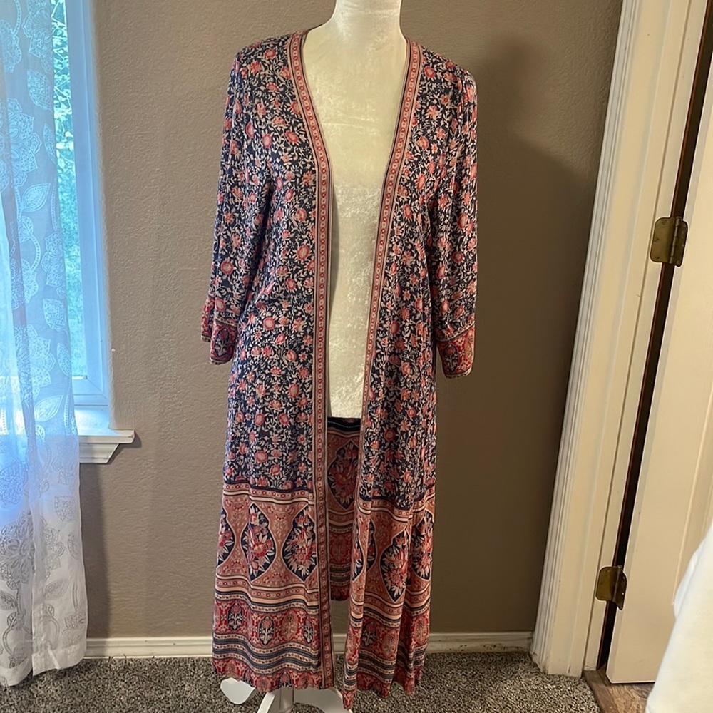 Spell and The Gypsy Jasmine Open Front Kimono Duster